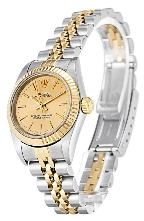 rolex oyster acciao donna|rolex oystersteel gold watch.